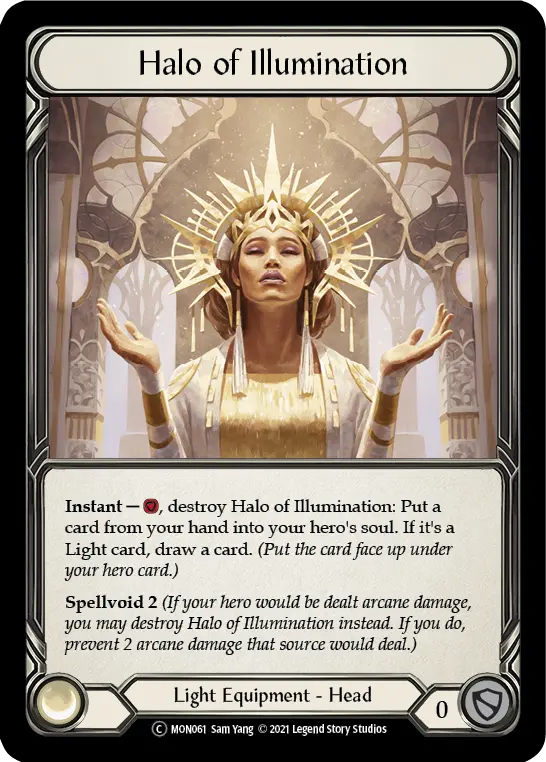 Halo of Illumination — Monarch - Unlimited — Rainbow Foil