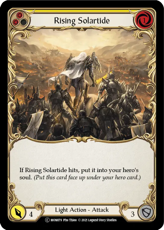 Rising Solartide — Monarch - Unlimited — Rainbow Foil
