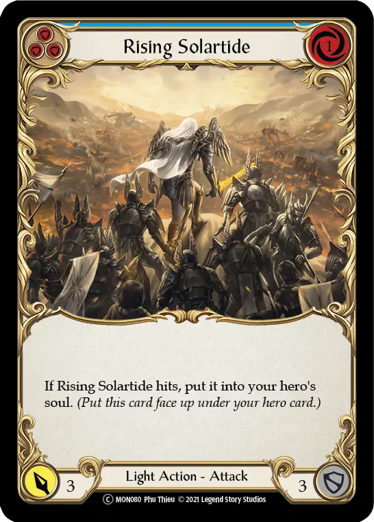 Rising Solartide — Monarch - Unlimited — Rainbow Foil