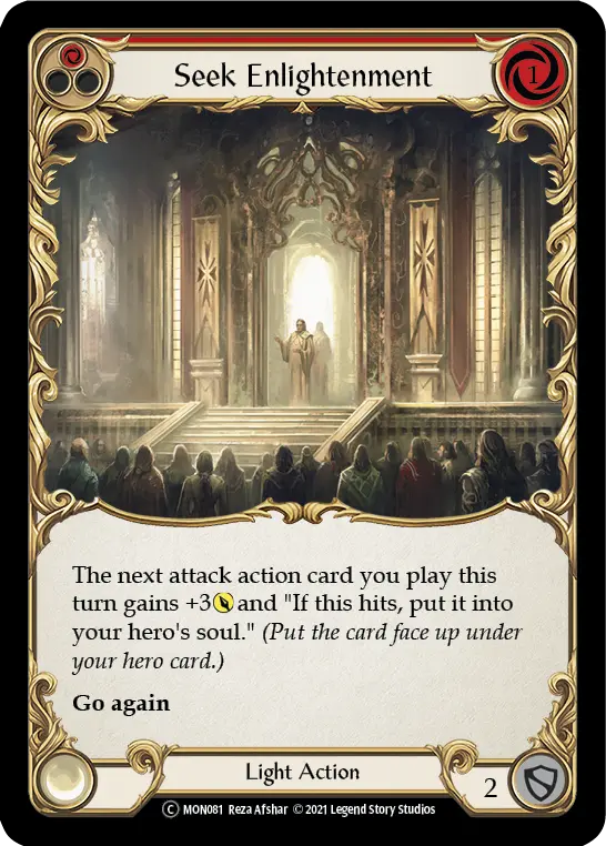 Seek Enlightenment — Monarch - Unlimited — Rainbow Foil