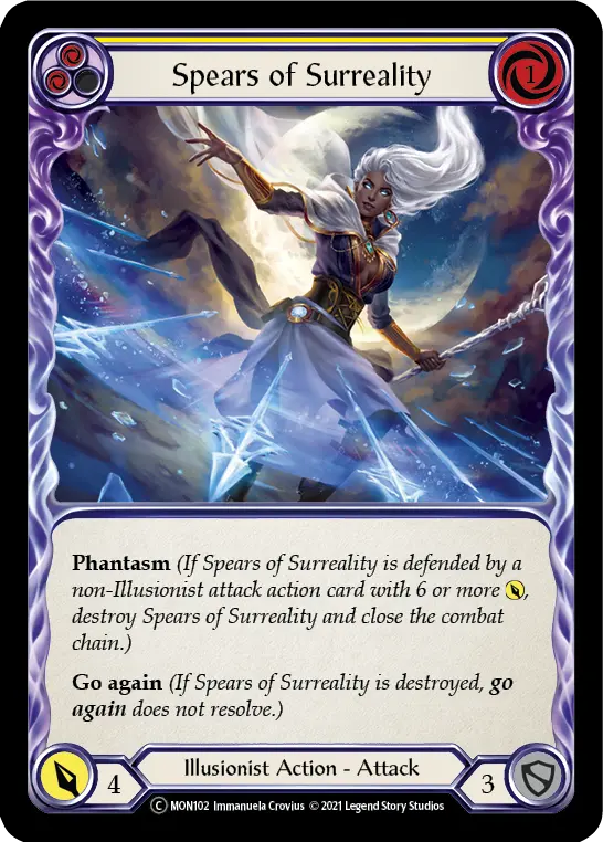 Spears of Surreality — Monarch - Unlimited — Rainbow Foil