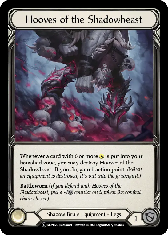 Hooves of the Shadowbeast — Monarch - Unlimited — Rainbow Foil