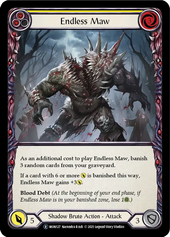 Endless Maw — Monarch - Unlimited — Rainbow Foil
