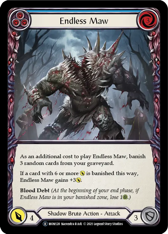 Endless Maw — Monarch - Unlimited — Rainbow Foil