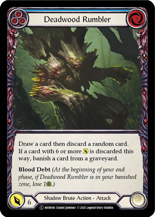 Deadwood Rumbler — Monarch - Unlimited — Rainbow Foil