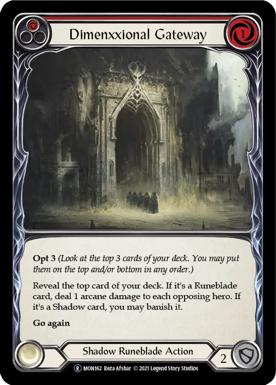 Dimenxxional Gateway — Monarch - Unlimited — Rainbow Foil