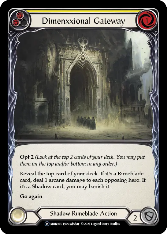 Dimenxxional Gateway — Monarch - Unlimited — Rainbow Foil