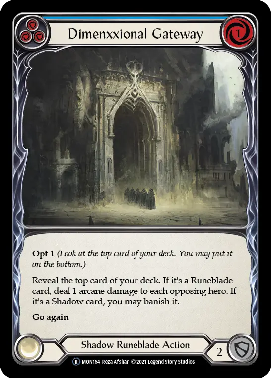 Dimenxxional Gateway — Monarch - Unlimited — Rainbow Foil