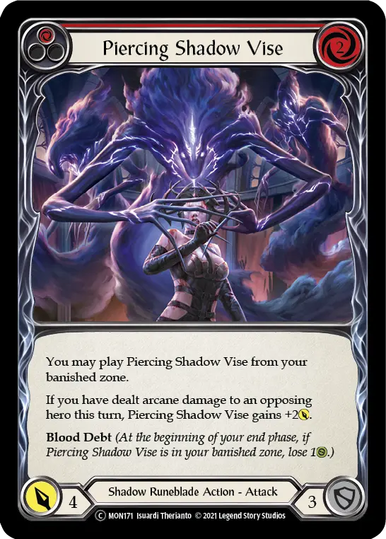 Piercing Shadow Vise — Monarch - Unlimited — Rainbow Foil