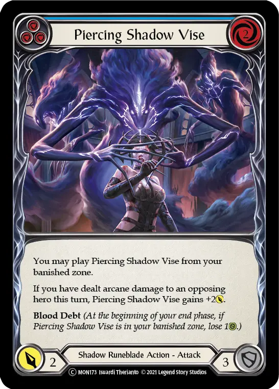 Piercing Shadow Vise — Monarch - Unlimited — Rainbow Foil
