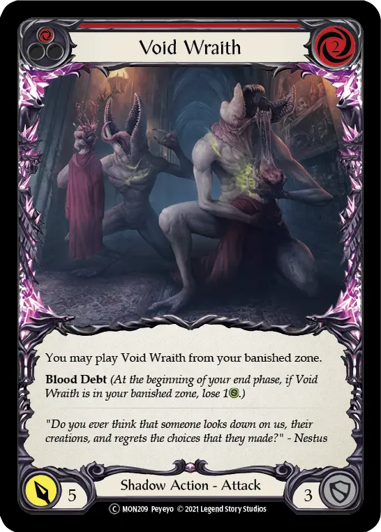 Void Wraith — Monarch - Unlimited — Rainbow Foil