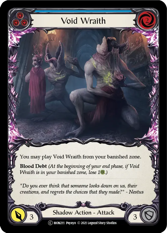 Void Wraith — Monarch - Unlimited — Rainbow Foil