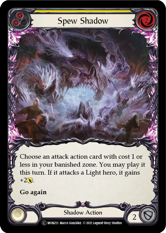 Spew Shadow — Monarch - Unlimited — Rainbow Foil