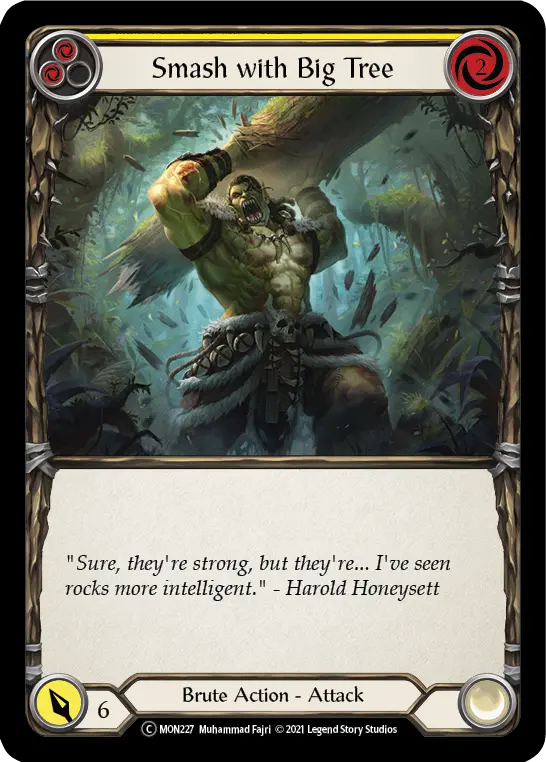 Smash with Big Tree — Monarch - Unlimited — Rainbow Foil