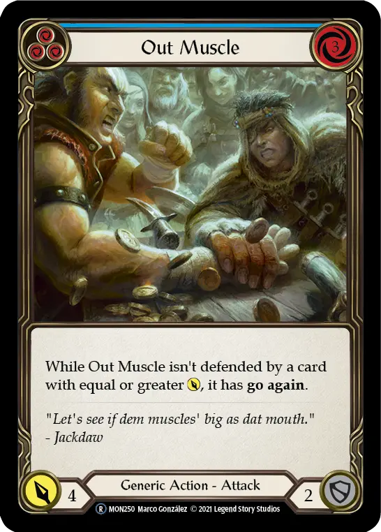 Out Muscle — Monarch - Unlimited — Rainbow Foil