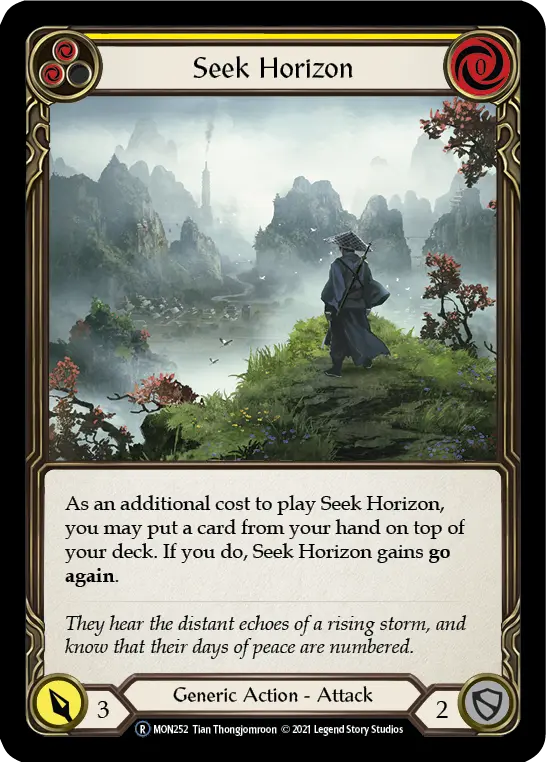 Seek Horizon — Monarch - Unlimited — Rainbow Foil