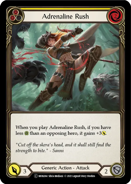 Adrenaline Rush — Monarch - Unlimited — Rainbow Foil