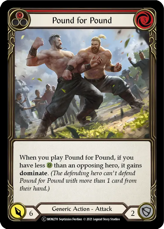 Pound for Pound — Monarch - Unlimited — Rainbow Foil