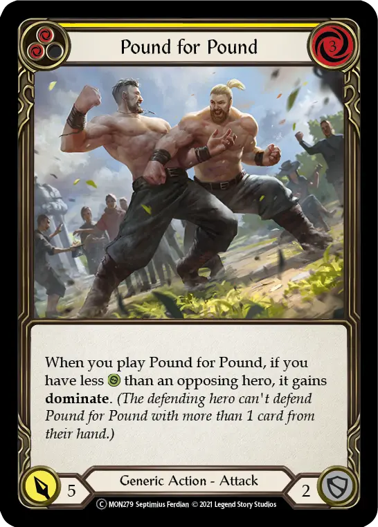Pound for Pound — Monarch - Unlimited — Rainbow Foil