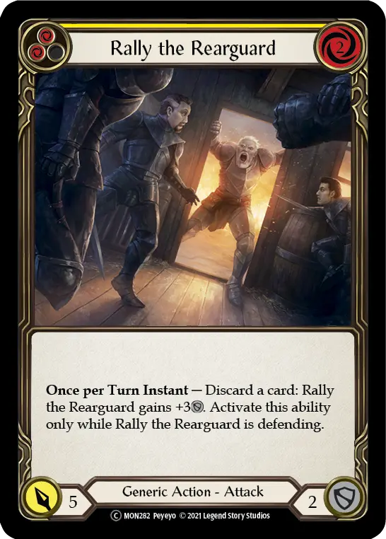 Rally the Rearguard — Monarch - Unlimited — Rainbow Foil