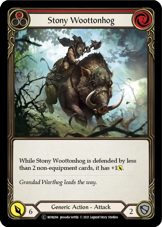 Stony Woottonhog — Monarch - Unlimited — Rainbow Foil