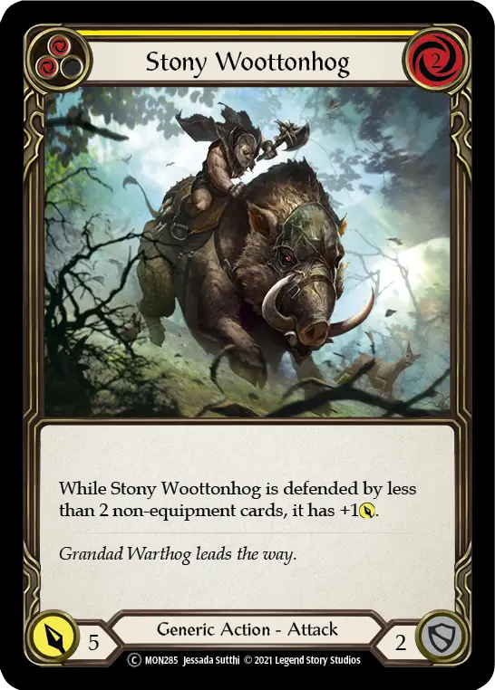 Stony Woottonhog — Monarch - Unlimited — Rainbow Foil