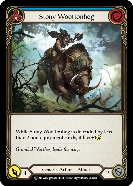 Stony Woottonhog — Monarch - Unlimited — Rainbow Foil