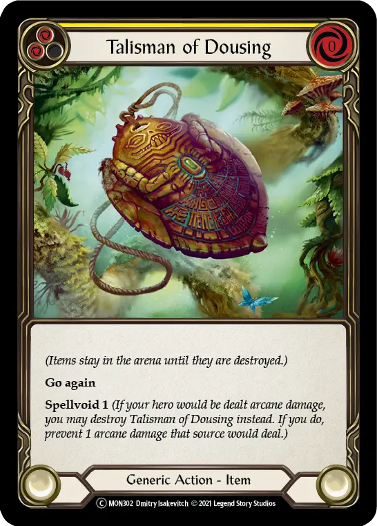 Talisman of Dousing — Monarch - Unlimited — Rainbow Foil