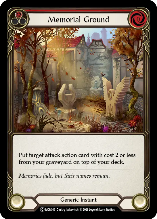 Memorial Ground — Monarch - Unlimited — Rainbow Foil