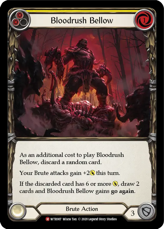 Bloodrush Bellow — Welcome to Rathe - Unlimited — Rainbow Foil