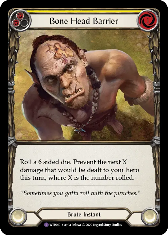 Bone Head Barrier — Welcome to Rathe - Unlimited — Rainbow Foil