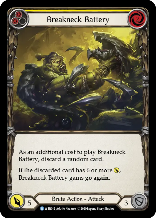Breakneck Battery — Welcome to Rathe - Unlimited — Rainbow Foil