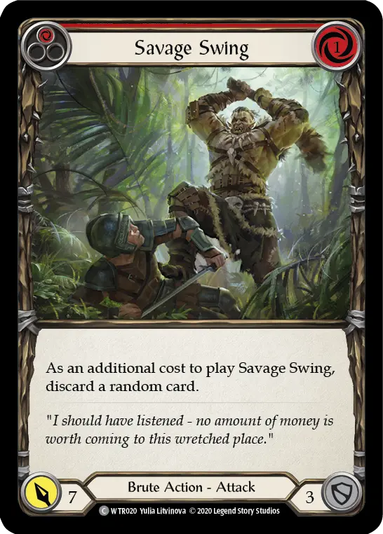 Savage Swing — Welcome to Rathe - Unlimited — Rainbow Foil