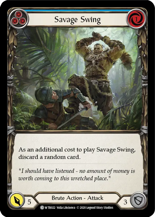 Savage Swing — Welcome to Rathe - Unlimited — Rainbow Foil