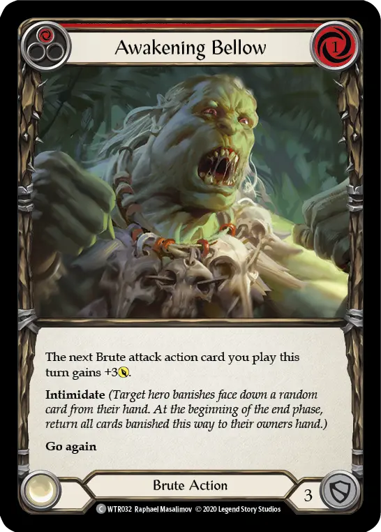 Awakening Bellow — Welcome to Rathe - Unlimited — Rainbow Foil