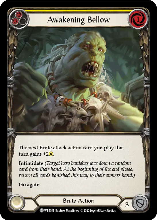 Awakening Bellow — Welcome to Rathe - Unlimited — Rainbow Foil
