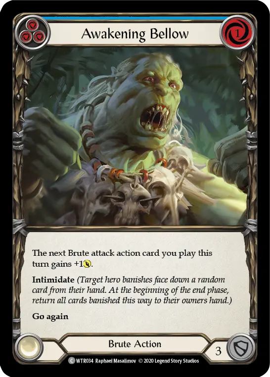 Awakening Bellow — Welcome to Rathe - Unlimited — Rainbow Foil