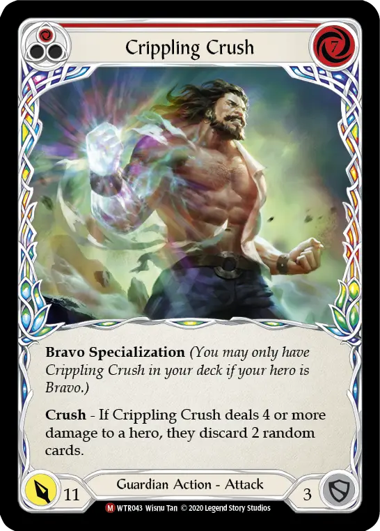 Crippling Crush — Welcome to Rathe - Unlimited — Rainbow Foil