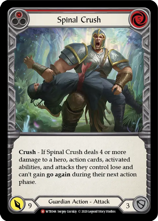 Spinal Crush — Welcome to Rathe - Unlimited — Rainbow Foil