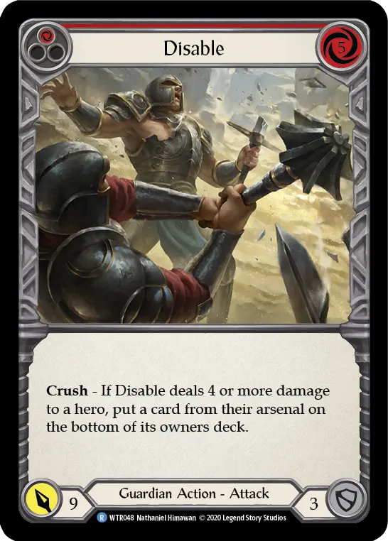 Disable — Welcome to Rathe - Unlimited — Rainbow Foil
