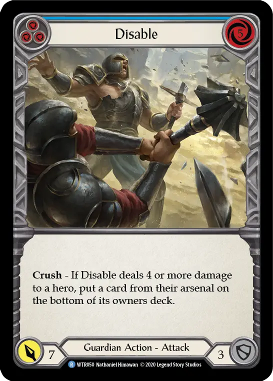 Disable — Welcome to Rathe - Unlimited — Rainbow Foil
