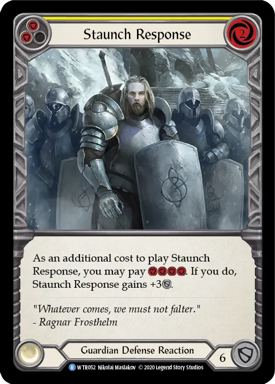 Staunch Response — Welcome to Rathe - Unlimited — Rainbow Foil