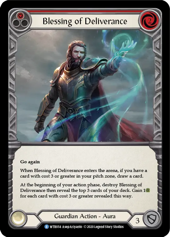 Blessing of Deliverance — Welcome to Rathe - Unlimited — Rainbow Foil