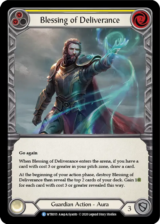 Blessing of Deliverance — Welcome to Rathe - Unlimited — Rainbow Foil