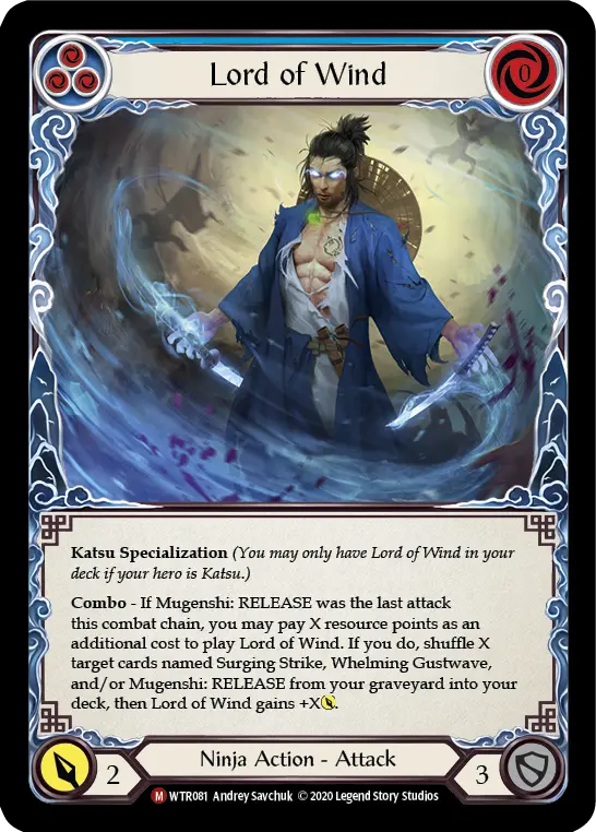 Lord of Wind — Welcome to Rathe - Unlimited — Rainbow Foil