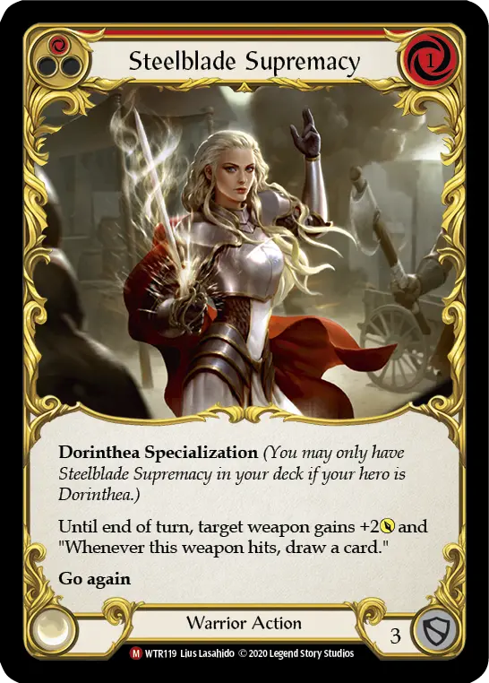 Steelblade Supremacy — Welcome to Rathe - Unlimited — Rainbow Foil