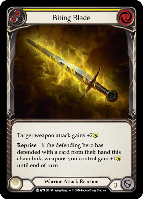 Biting Blade — Welcome to Rathe - Unlimited — Rainbow Foil