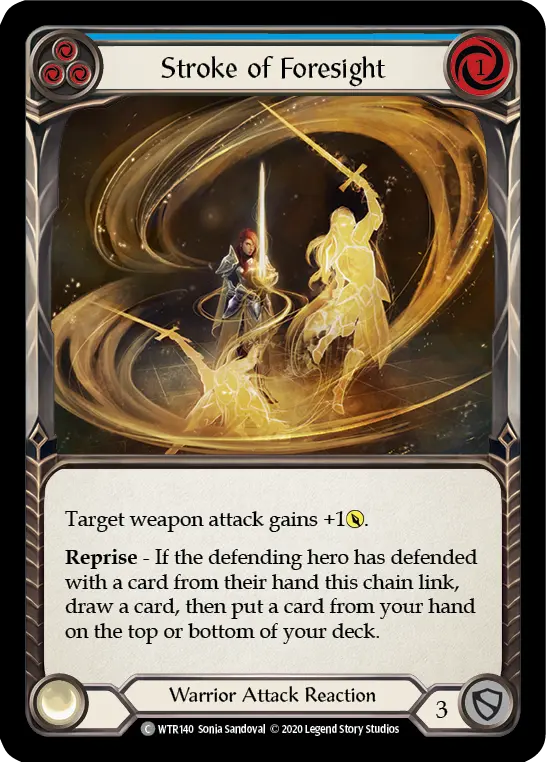 Stroke of Foresight — Welcome to Rathe - Unlimited — Rainbow Foil