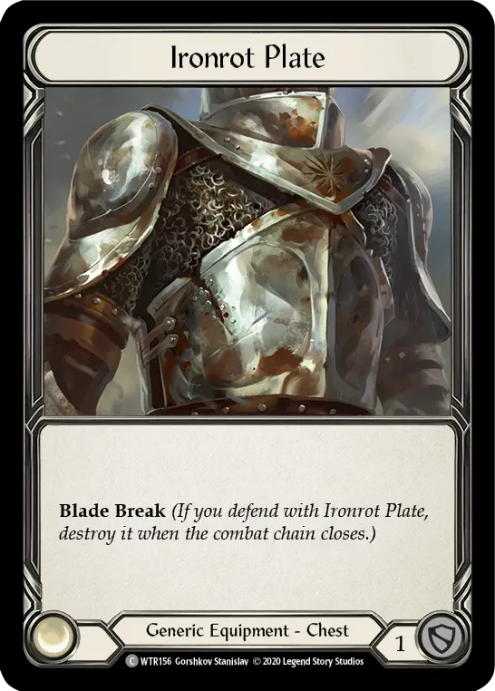 Ironrot Plate — Welcome to Rathe - Unlimited — Rainbow Foil