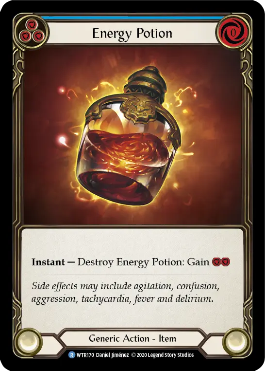Energy Potion — Welcome to Rathe - Unlimited — Rainbow Foil